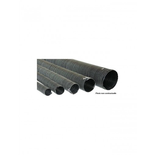 Gaine de Ventilation BOA V2 Neoprene Silicon Hoses 150°C 80mm Noir -1m