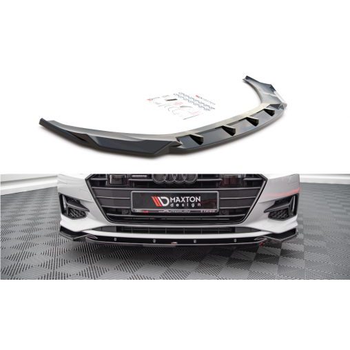MAXTON Lame Du Pare-Chocs Avant V.2 Audi A7 C8 MAXTON Lame Du Pare-Chocs Avant V.2 Audi A7 C8