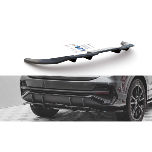 MAXTON Central Arriere Splitter (avec une barre verticale) Audi Q3 Sportback S-Line MAXTON Central Arriere Splitter (avec une barre verticale) Audi Q3 Sportback S-Line