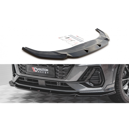 MAXTON Lame Du Pare-Chocs Avant V.1 Audi Q3 Sportback S-Line MAXTON Lame Du Pare-Chocs Avant V.1 Audi Q3 Sportback S-Line