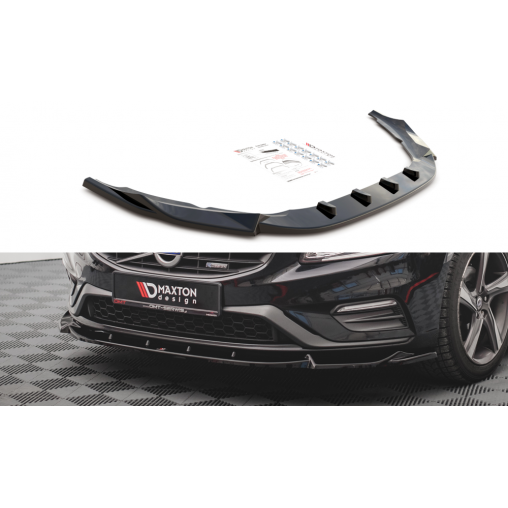 MAXTON Lame Du Pare-Chocs Avant V.1 Volvo S60 R-Design Mk2