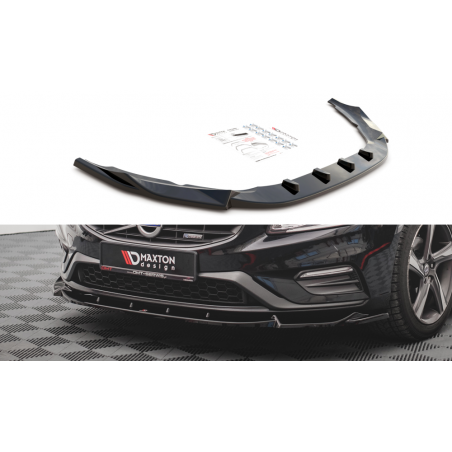MAXTON Lame Du Pare-Chocs Avant V.1 Volvo S60 R-Design Mk2