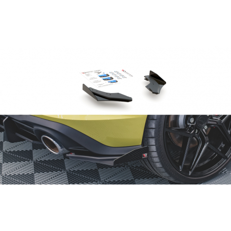 MAXTON Sport Durabilité Lame Du Pare Chocs Arriere + Flaps Volkswagen Golf 8 GTI Clubsport