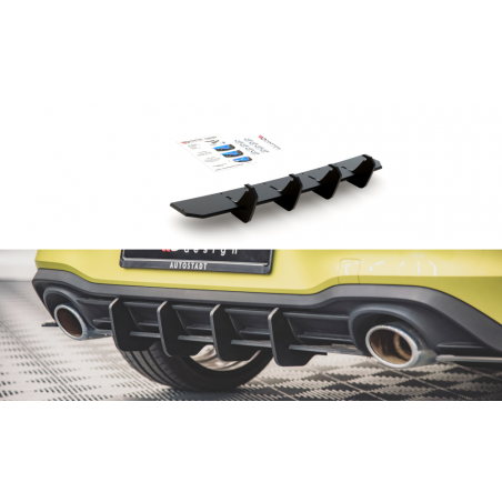 MAXTON Sport Durabilité Central Diffuseur Arriere V.1 Volkswagen Golf 8 GTI Clubsport