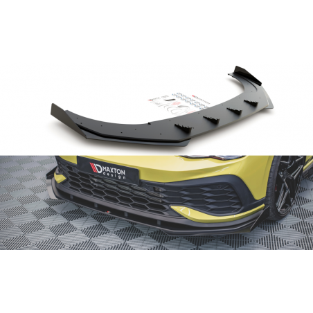 MAXTON Sport Durabilité Lame Du Pare-Chocs Avant + Flaps Volkswagen Golf 8 GTI Clubsport
