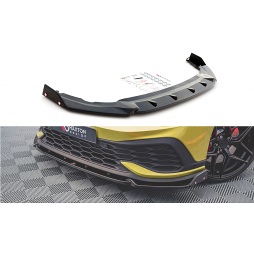 MAXTON Lame Du Pare-Chocs Avant + Ailerons V.1 Volkswagen Golf 8 GTI Clubsport
