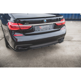 MAXTON Central Arriere Splitter (avec une barre verticale) BMW 7 M-Pack G11 MAXTON Central Arriere Splitter (avec une barre verticale) BMW 7 M-Pack G11