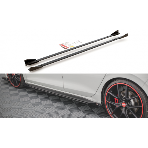 MAXTON Sports Durabilité Rajouts Des Bas De Caisse + Flaps Volkswagen Golf 8 GTI / GTI Clubsport MAXTON Sports Durabilité Rajouts Des Bas De Caisse + Flaps Volkswagen Golf 8 GTI / GTI Clubsport
