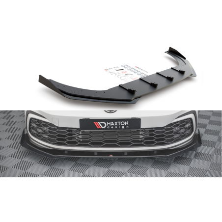 MAXTON Sport Durabilité Lame Du Pare-Chocs Avant + Flaps Volkswagen Golf 8 GTI