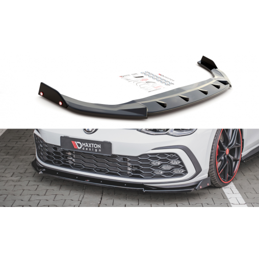 MAXTON Lame Du Pare-Chocs Avant + Ailerons V.3 Volkswagen Golf 8 GTI MAXTON Lame Du Pare-Chocs Avant + Ailerons V.3 Volkswagen Golf 8 GTI