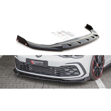 MAXTON Lame Du Pare-Chocs Avant + Ailerons V.3 Volkswagen Golf 8 GTI