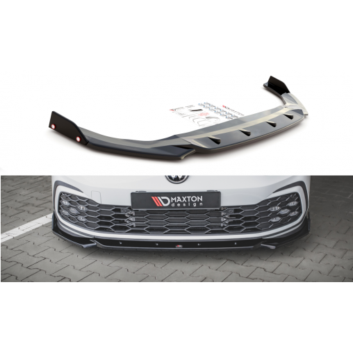 MAXTON Lame Du Pare-Chocs Avant + Ailerons V.2 Volkswagen Golf 8 GTI MAXTON Lame Du Pare-Chocs Avant + Ailerons V.2 Volkswagen Golf 8 GTI