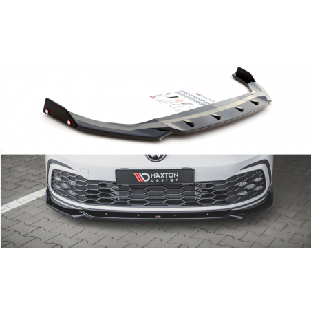 MAXTON Lame Du Pare-Chocs Avant + Ailerons V.2 Volkswagen Golf 8 GTI
