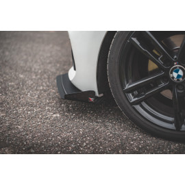 MAXTON Sport Durabilité Lame Du Pare-Chocs Avant V.3 + Flaps BMW 1 F20 M-Pack Facelift / M140i