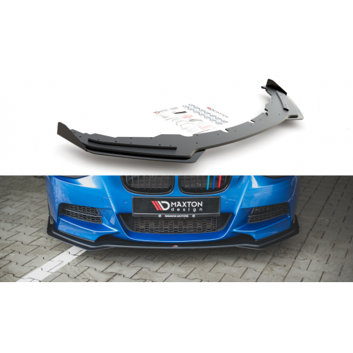 MAXTON Sport Durabilité Lame Du Pare-Chocs Avant + Flaps BMW M135i F20