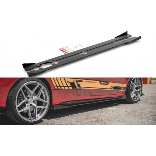 MAXTON Sports Durabilité Rajouts Des Bas De Caisse + Flaps Mercedes-AMG C43 Coupe C205