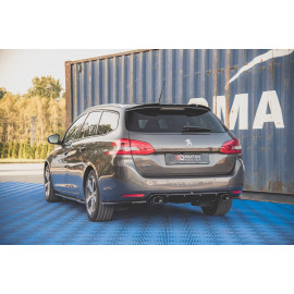 MAXTON Rajout Du Pare-Chocs Arriere + Faux Pot D'échappement Peugeot 308 SW Mk2 Facelift