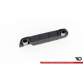 MAXTON Rajout Du Pare-Chocs Arriere + Faux Pot D'échappement Peugeot 308 SW Mk2 Facelift