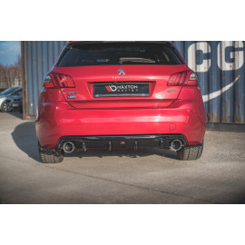 MAXTON Lames De Pare-Chocs Arrière Latérales Peugeot 308 GT Mk2 Facelift MAXTON Lames De Pare-Chocs Arrière Latérales Peugeot 308 GT Mk2 Facelift