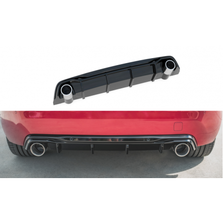 MAXTON Rajout Du Pare-Chocs Arriere + Faux Pot D'échappement Peugeot 308 GT Mk2 Facelift