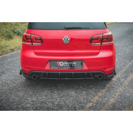 MAXTON Sport Durabilité Lame Du Pare Chocs Arriere + Flaps Volkswagen Golf GTI Mk6