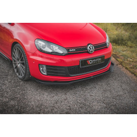 MAXTON Sport Durabilité Lame Du Pare-Chocs Avant V.3 + Flaps Volkswagen Golf GTI Mk6