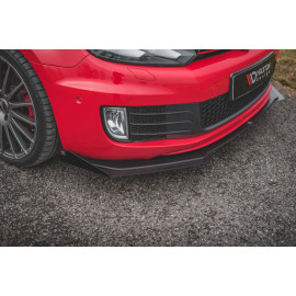 MAXTON Sport Durabilité Lame Du Pare-Chocs Avant V.3 + Flaps Volkswagen Golf GTI Mk6