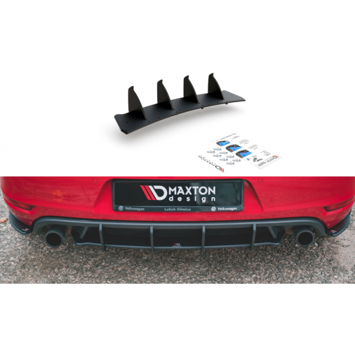 MAXTON Sport Durabilité Central Diffuseur Arriere V.2 Volkswagen Golf GTI Mk6