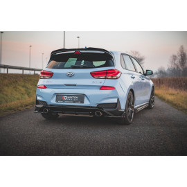 MAXTON Lames De Pare-Chocs Arrière Latérales + Ailerons V.7 Hyundai I30 N Mk3 Hatchback MAXTON Lames De Pare-Chocs Arrière Latérales + Ailerons V.7 Hyundai I30 N Mk3 Hatchback