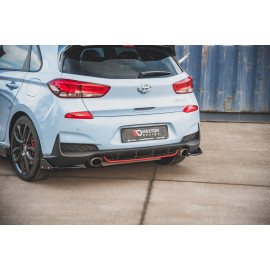 MAXTON Lames De Pare-Chocs Arrière Latérales + Ailerons V.6 Hyundai I30 N Mk3 Hatchback MAXTON Lames De Pare-Chocs Arrière Latérales + Ailerons V.6 Hyundai I30 N Mk3 Hatchback