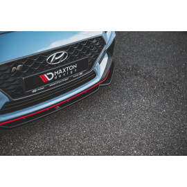MAXTON Lame Du Pare-Chocs Avant + Ailerons V.6 Hyundai I30 N Mk3 Hatchback/Fastback