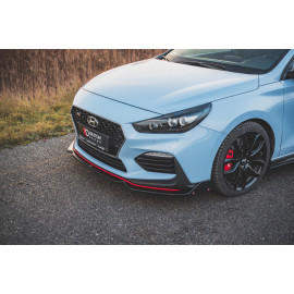 MAXTON Lame Du Pare-Chocs Avant + Ailerons V.6 Hyundai I30 N Mk3 Hatchback/Fastback