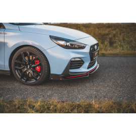 MAXTON Lame Du Pare-Chocs Avant + Ailerons V.6 Hyundai I30 N Mk3 Hatchback/Fastback