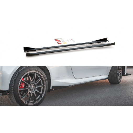 MAXTON Sports Durabilité Rajouts Des Bas De Caisse + Flaps Toyota GR Yaris Mk4