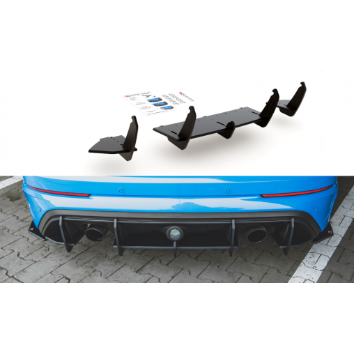 MAXTON Sport Durabilité Central Diffuseur Arriere Ford Focus RS Mk3