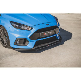 MAXTON Sport Durabilité Lame Du Pare-Chocs Avant + Flaps Ford Focus RS Mk3