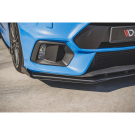 MAXTON Sport Durabilité Lame Du Pare-Chocs Avant + Flaps Ford Focus RS Mk3