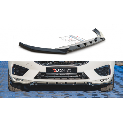 MAXTON Lame Du Pare-Chocs Avant V.2 Volvo XC60 Mk2 R-Design MAXTON Lame Du Pare-Chocs Avant V.2 Volvo XC60 Mk2 R-Design