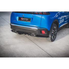 MAXTON Central Arriere Splitter (avec une barre verticale) Peugeot 2008 Mk2 MAXTON Central Arriere Splitter (avec une barre verticale) Peugeot 2008 Mk2