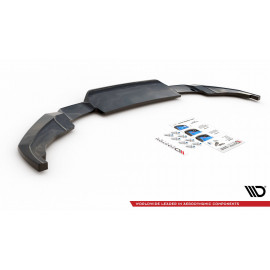 MAXTON Central Arriere Splitter (avec une barre verticale) Peugeot 2008 Mk2 MAXTON Central Arriere Splitter (avec une barre verticale) Peugeot 2008 Mk2