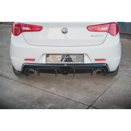 MAXTON Rajout Du Pare-Chocs Arriere Alfa Romeo Giulietta Facelift (Version avec échappement sur les deux côtés)