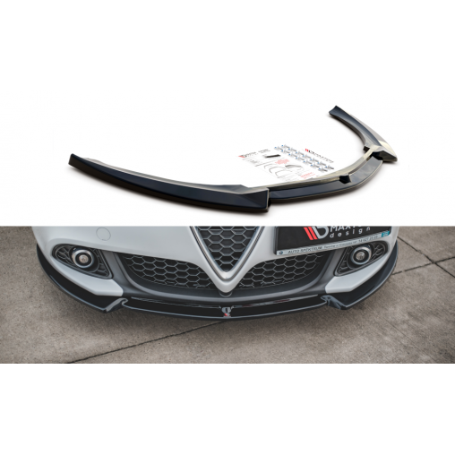 MAXTON Lame Du Pare-Chocs Avant V.2 Alfa Romeo Giulietta Facelift MAXTON Lame Du Pare-Chocs Avant V.2 Alfa Romeo Giulietta Facelift