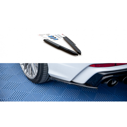 MAXTON Lames De Pare-Chocs Arrière Latérales Audi A6 C8 S-Line MAXTON Lames De Pare-Chocs Arrière Latérales Audi A6 C8 S-Line