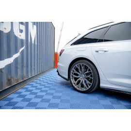 MAXTON Lames De Pare-Chocs Arrière Latérales Audi A6 C8 S-Line MAXTON Lames De Pare-Chocs Arrière Latérales Audi A6 C8 S-Line