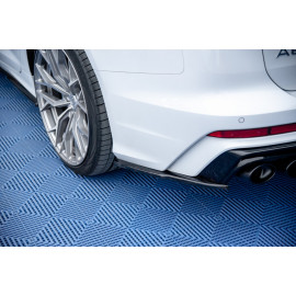 MAXTON Lames De Pare-Chocs Arrière Latérales Audi A6 C8 S-Line MAXTON Lames De Pare-Chocs Arrière Latérales Audi A6 C8 S-Line