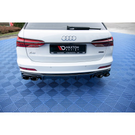 MAXTON Rajout Du Pare-Chocs Arriere + Faux Pot D'échappement Audi A6 C8 S-Line