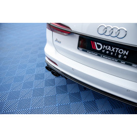 MAXTON Rajout Du Pare-Chocs Arriere + Faux Pot D'échappement Audi A6 C8 S-Line