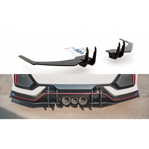 MAXTON Sports Durabilité Diffuseur Arrière Complet V.2 Honda Civic X Type R