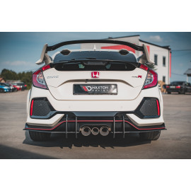 MAXTON Sports Durabilité Diffuseur Arrière Complet V.2 Honda Civic X Type R