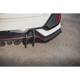 MAXTON Sports Durabilité Diffuseur Arrière Complet V.2 Honda Civic X Type R
